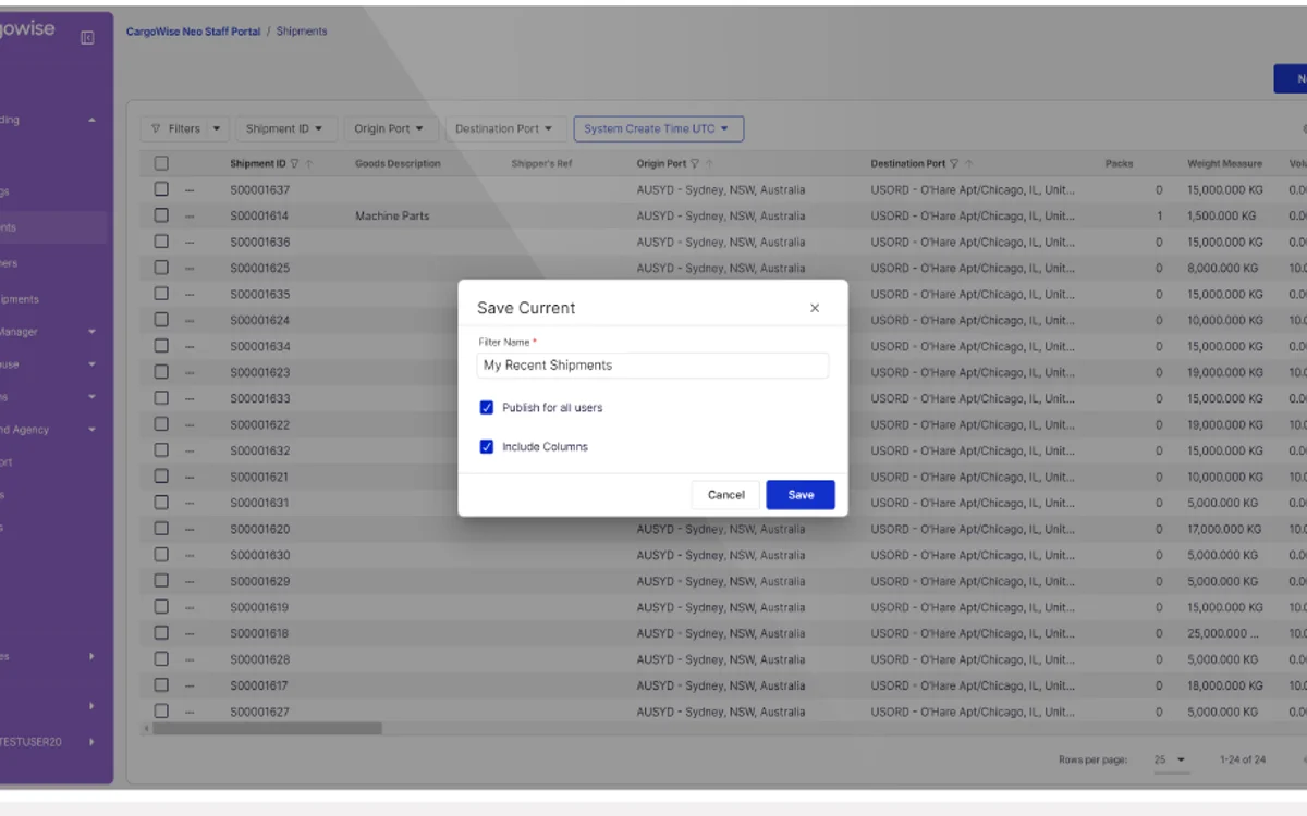 CargoWise Neo document management hub